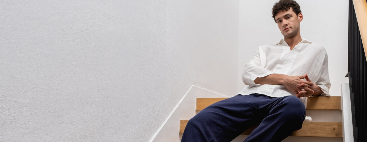 Erkek Keten Pantolon