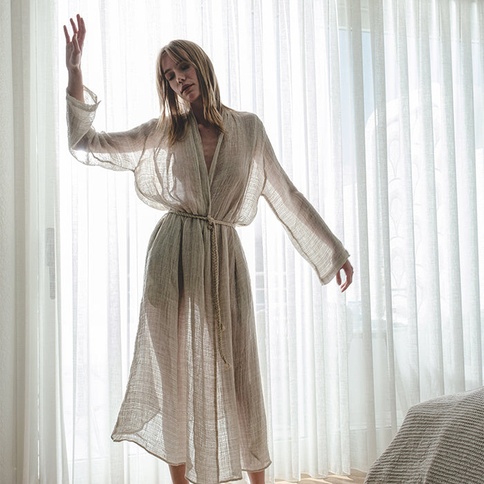 Mellow Keten Kimono