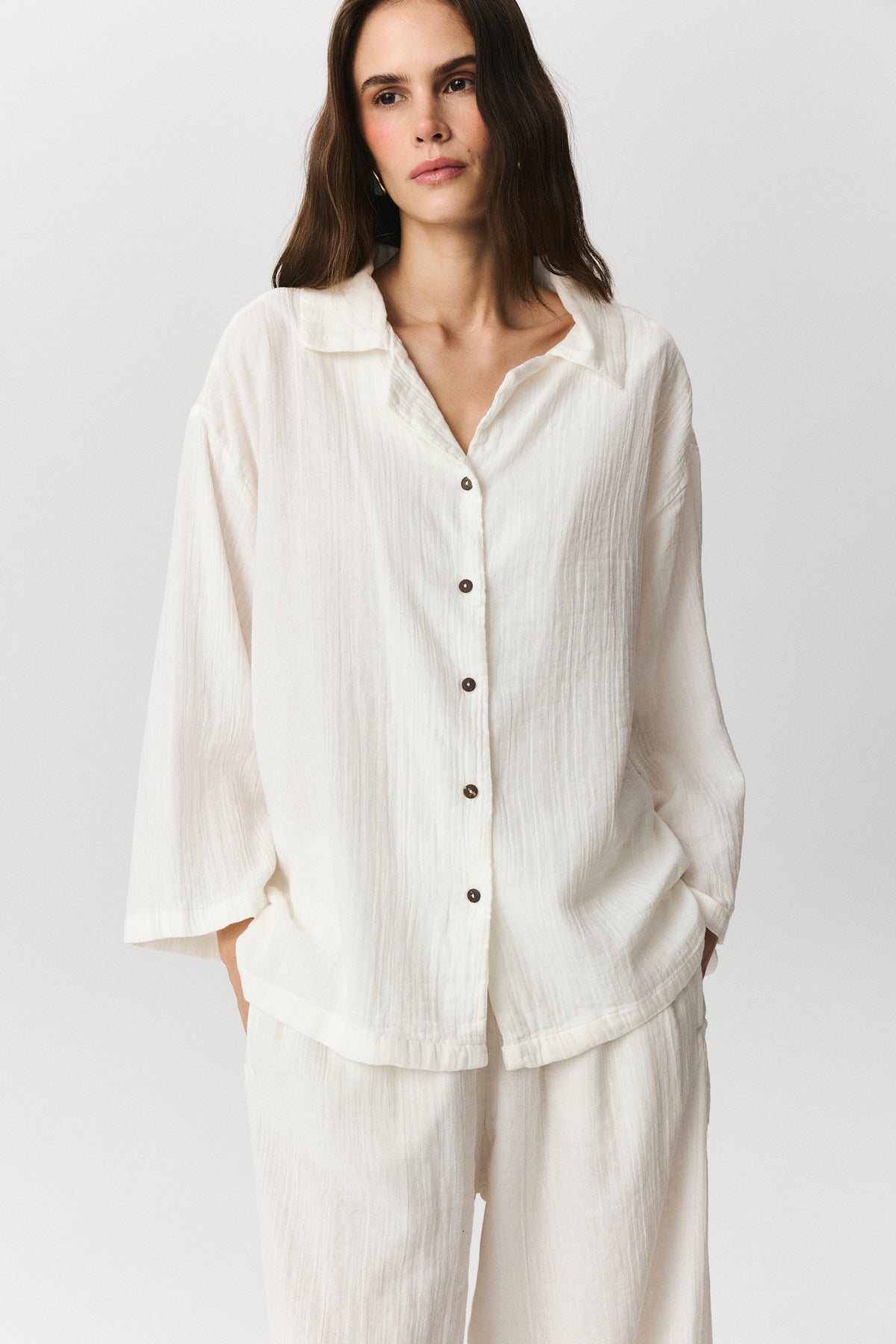 Opia Müslin TENCEL™ Lyocell Gömlek