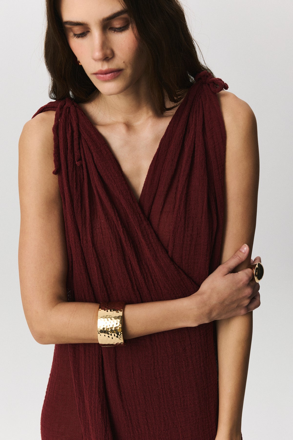 Brezza Keten Plaj Elbisesi