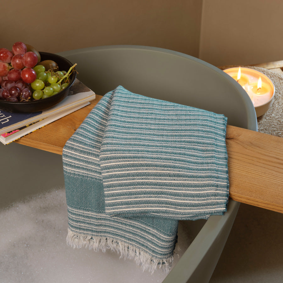 Naru Keten Çizgili Peştemal/Peşkir