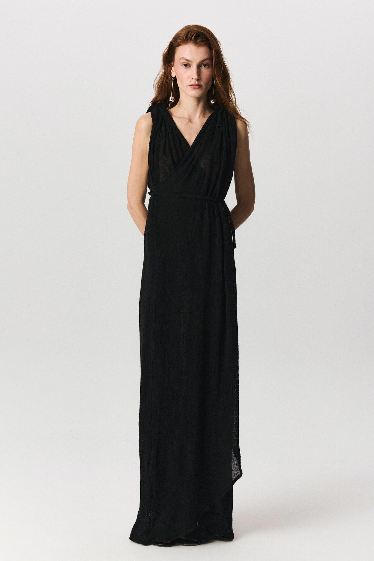 Brezza Keten Plaj Elbisesi