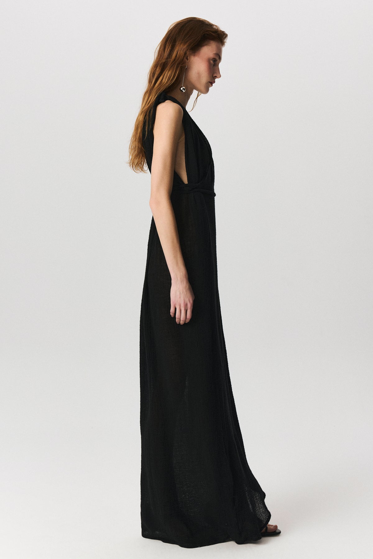 Brezza Keten Plaj Elbisesi