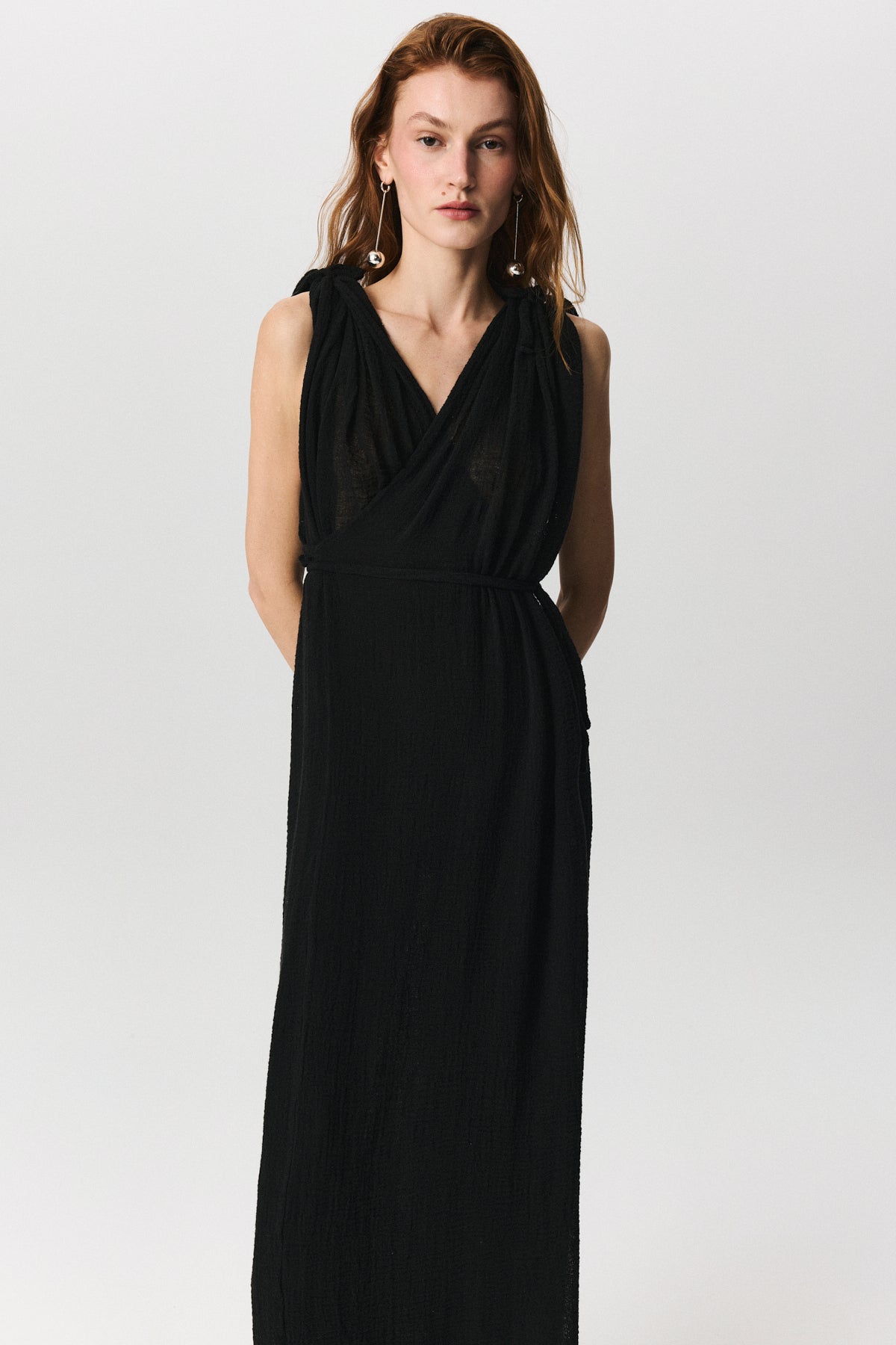 Brezza Keten Plaj Elbisesi