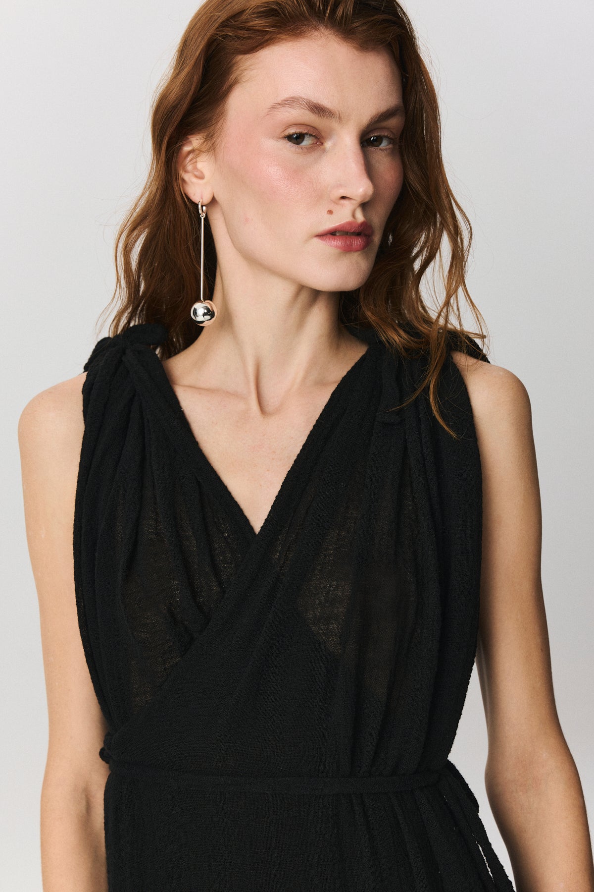 Brezza Keten Plaj Elbisesi