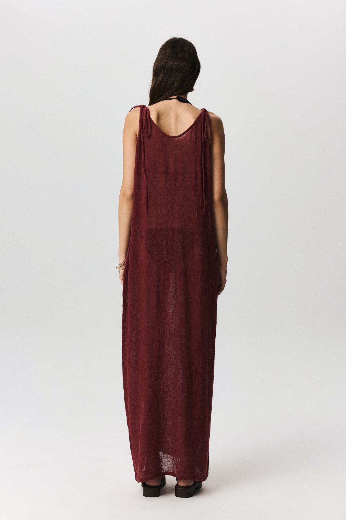 Brezza Keten Plaj Elbisesi