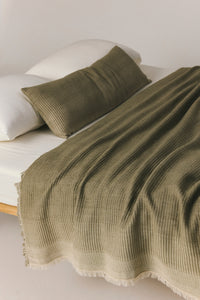 Amaya Keten Koltuk Örtüsü/Throw