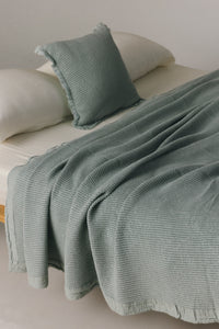 Bohem Bambu Yatak Örtüsü