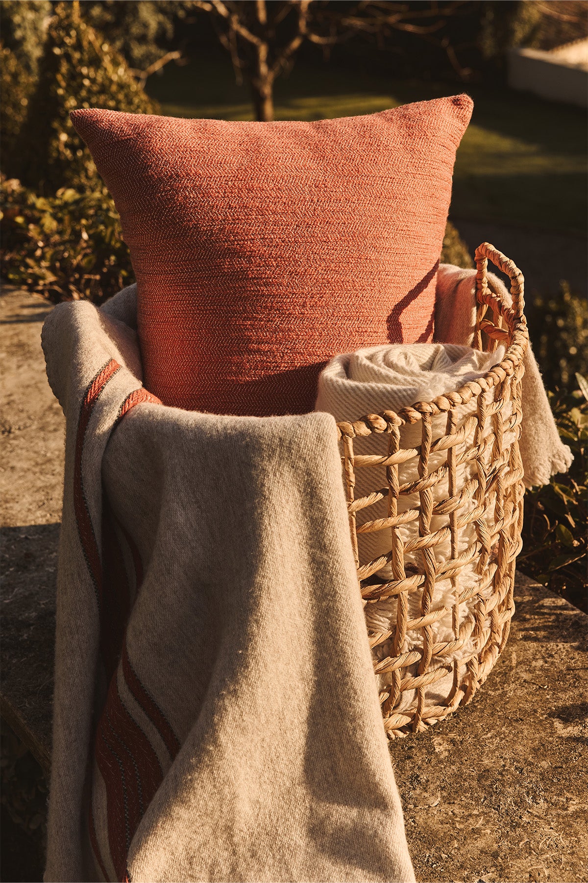 Lana Yün Koltuk Örtüsü/Throw