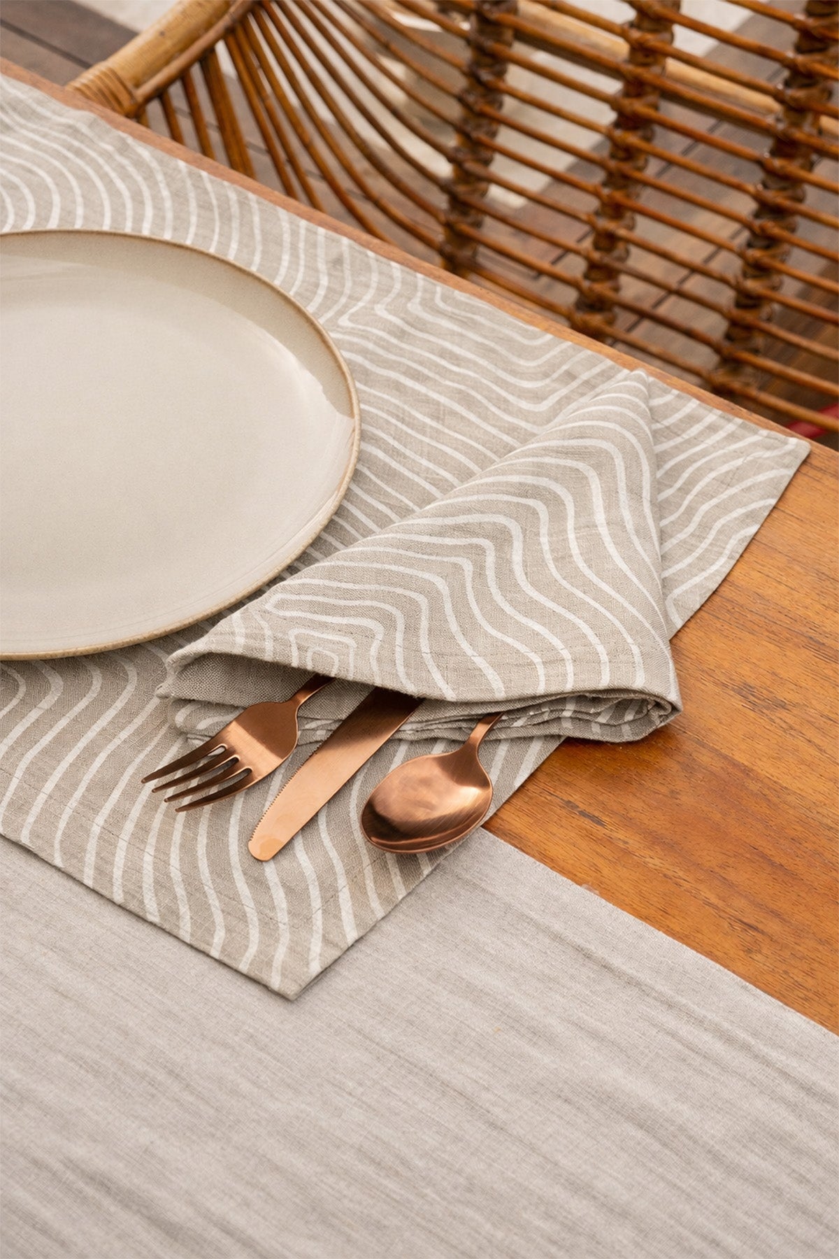 Salut Keten Amerikan Servis (2'li)