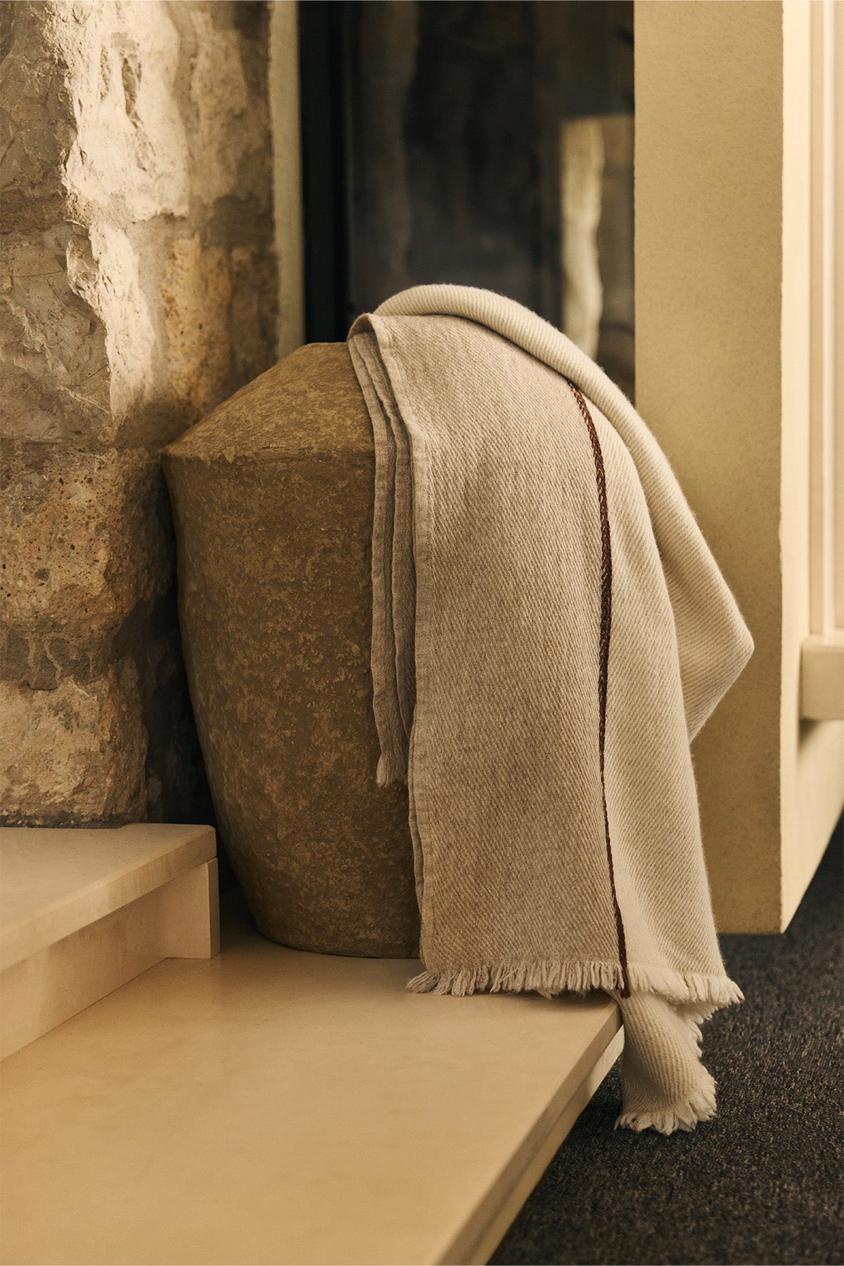 Anvers Yün Koltuk Örtüsü/Throw